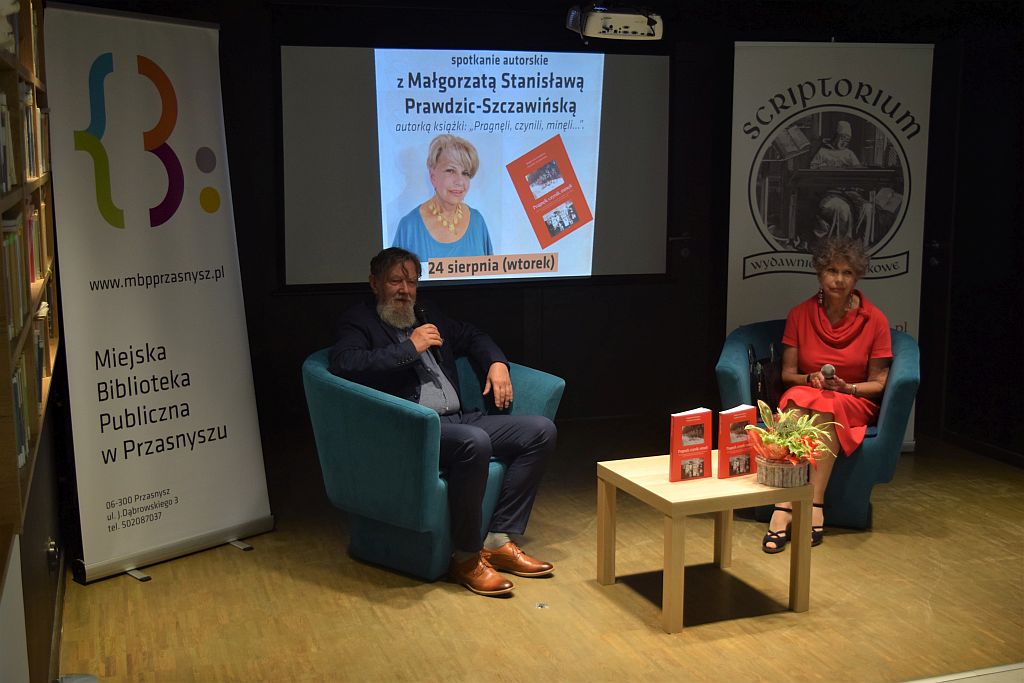 spotkanie autorskie z Małgorzatą Prawdzic-Szczawińską