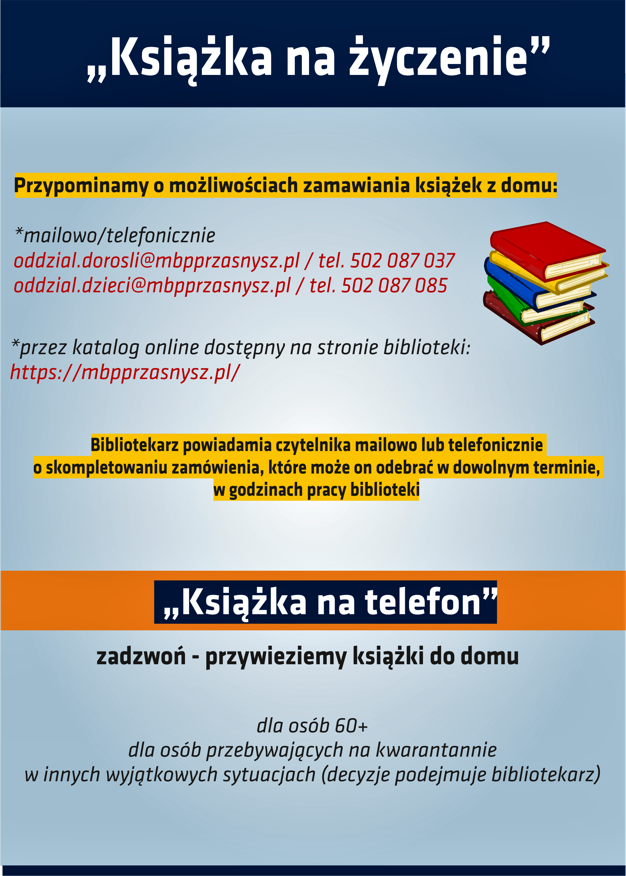 ksiazka na zyczenie info
